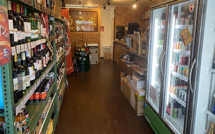 BeerShopUMEHARAの店内写真